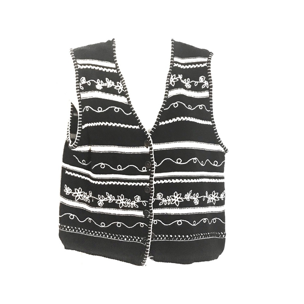 Vintage Women’s lizsport festive knit vest